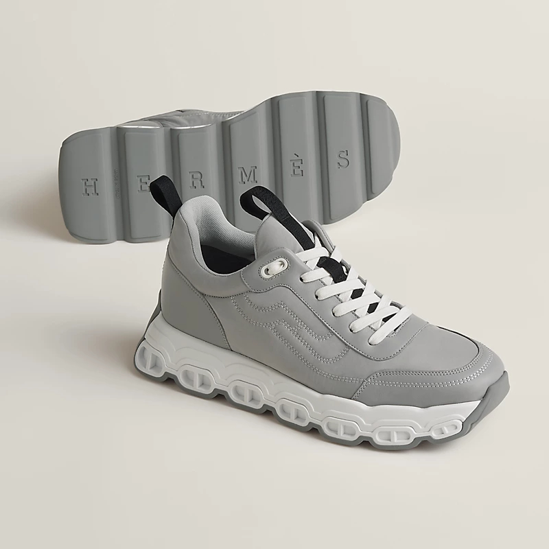 HERMES lmpulse Sneakers Grey Sports Shoes - 图片 2