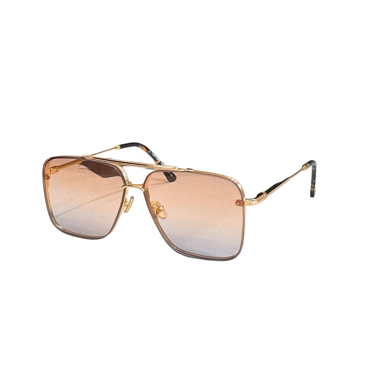 Tom Ford square frame glasses black/grey/green/rust/apricot/eggplant color Size 62口12-140 - 图片 6