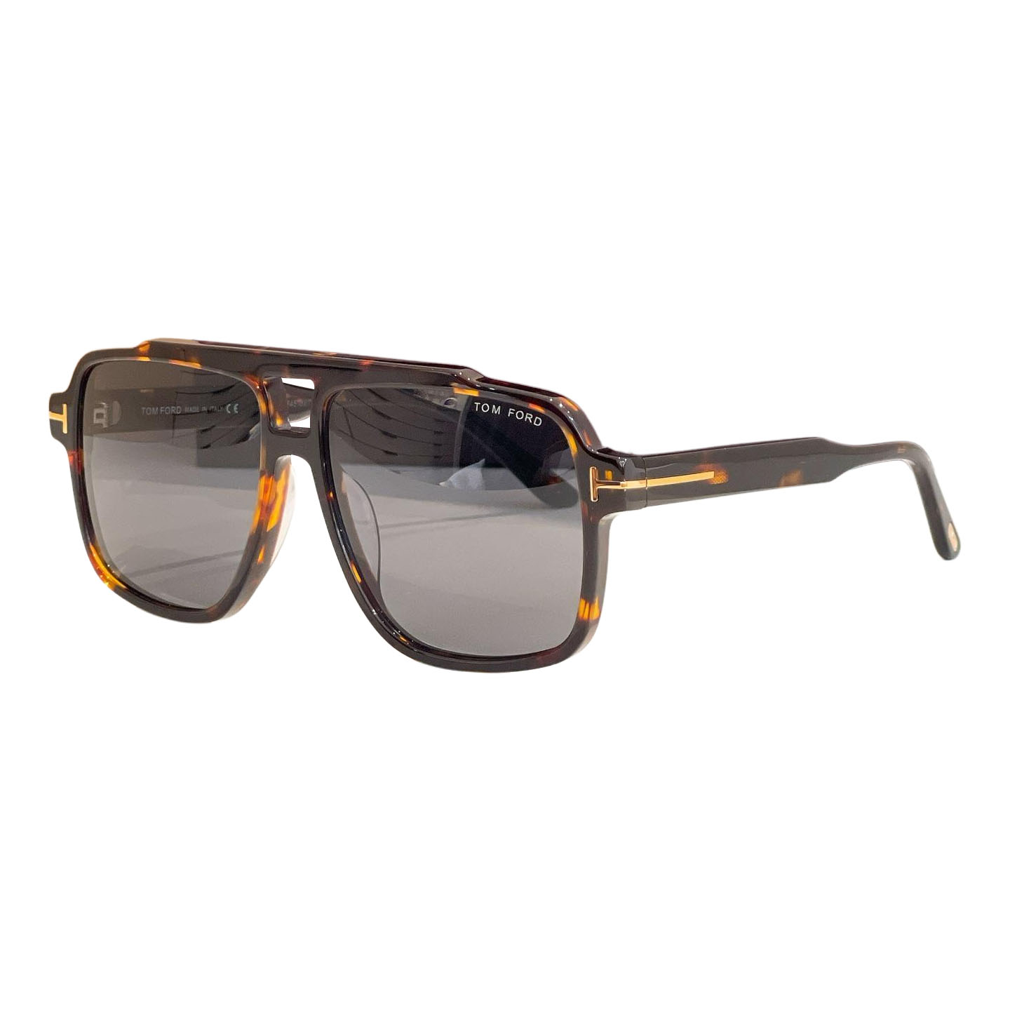 Tom Ford Pilot glasses leopard crimson/black crimson/leopard brown/leopard black/leopard sepia/eggplant/black/yellow brown color Size 58口16-140 - 图片 5