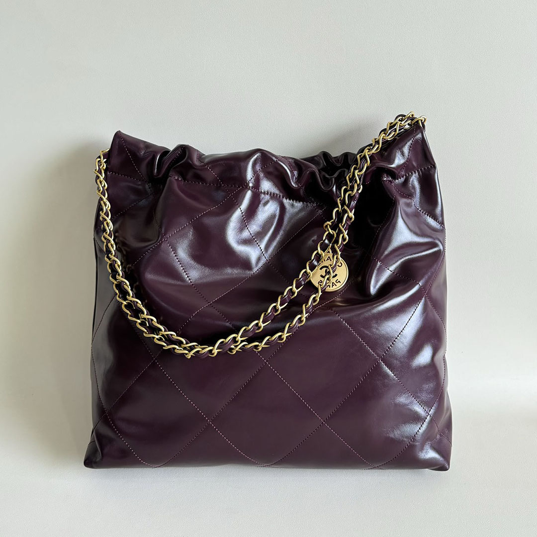 Chanel 22bags Wine Red / Mint green Shoulder Bags - 图片 8