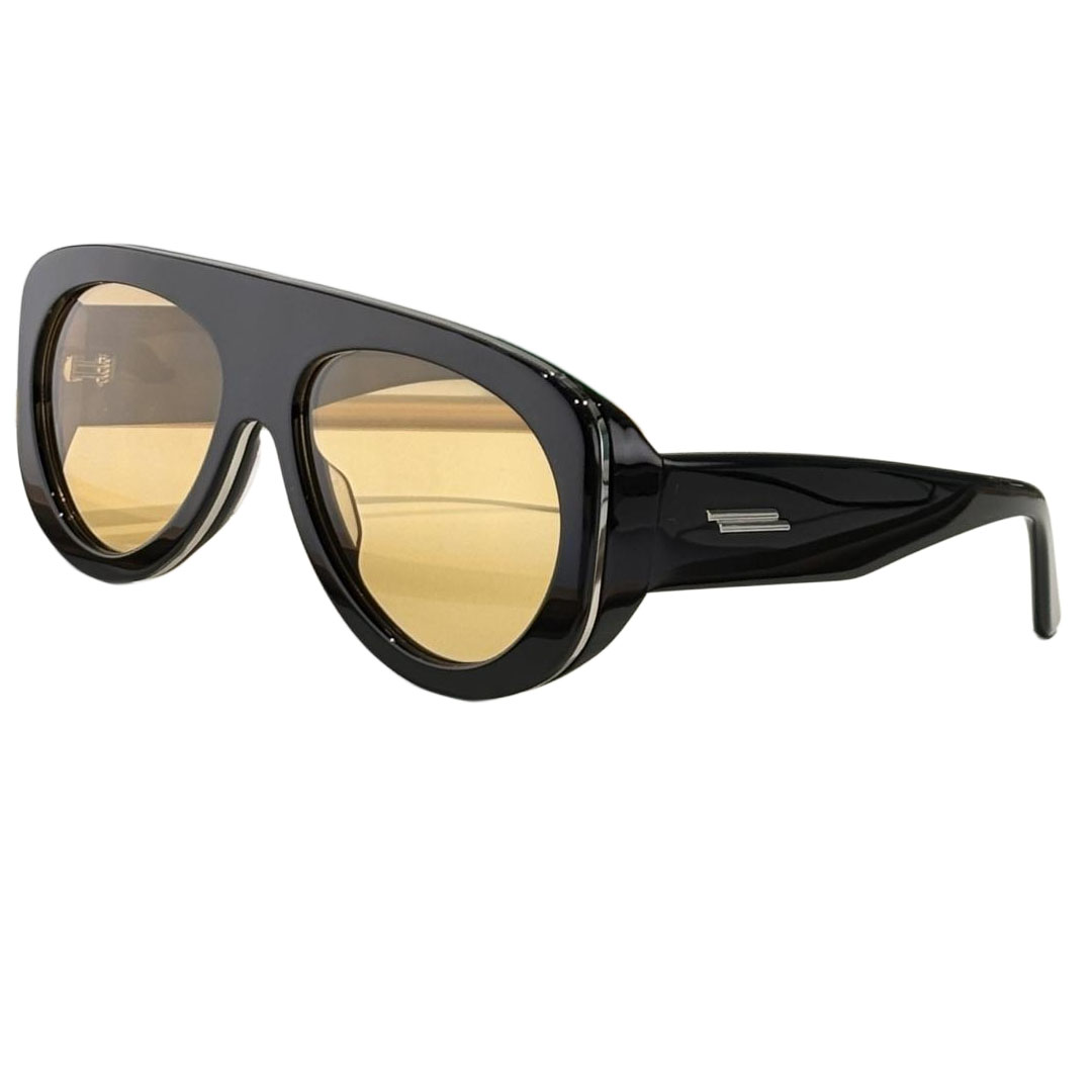 Bottega Veneta Pilot glasses leopard/black gold/black silver/matte black/green black/transparent black/tawny color Size 58口17-130 - 图片 8