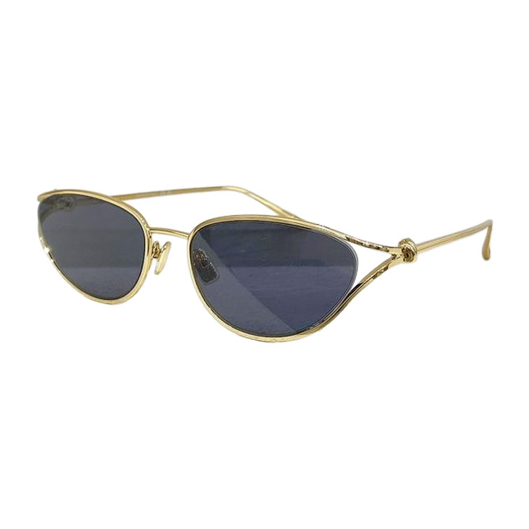 Bottega Veneta glasses silver/gold/grey silver/black gold/rose gold/brown/green color Size 57口19-130 - 图片 4