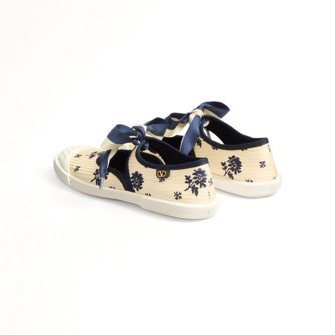 VALENTINO BAY BY BAY Ladies floral fabric ballet flats - 图片 3
