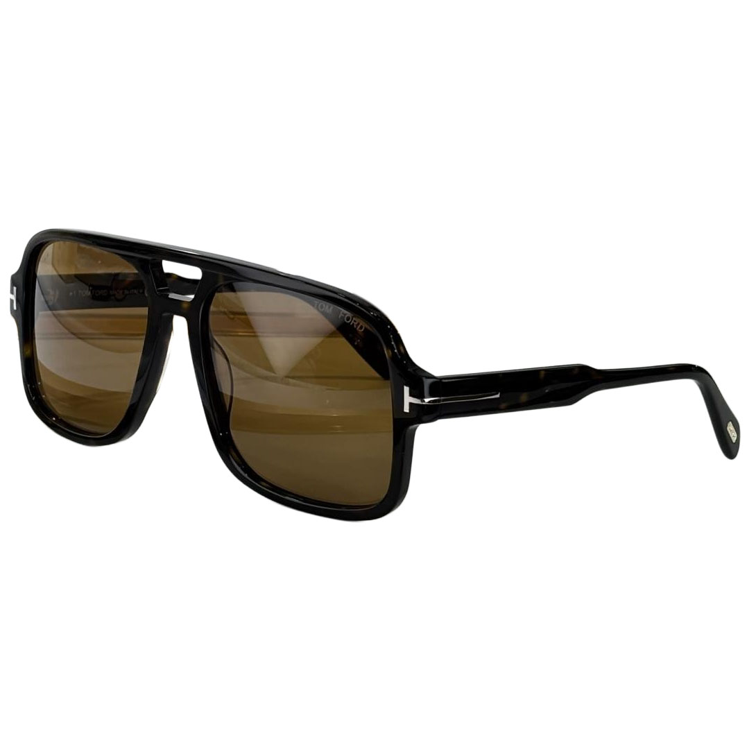 Tom Ford Pilot glasses transparent black/blue black/black/yellow black/black sepia/grey blue/leopard brown/citron leopard color Size 60口18-140 - 图片 5