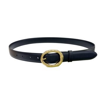 Gucci Women's Round Bamboo Buckle Belt In Black/Red/White/Brown/Coffee Smooth Calfskin With Gold/Silver Hardware 30mm