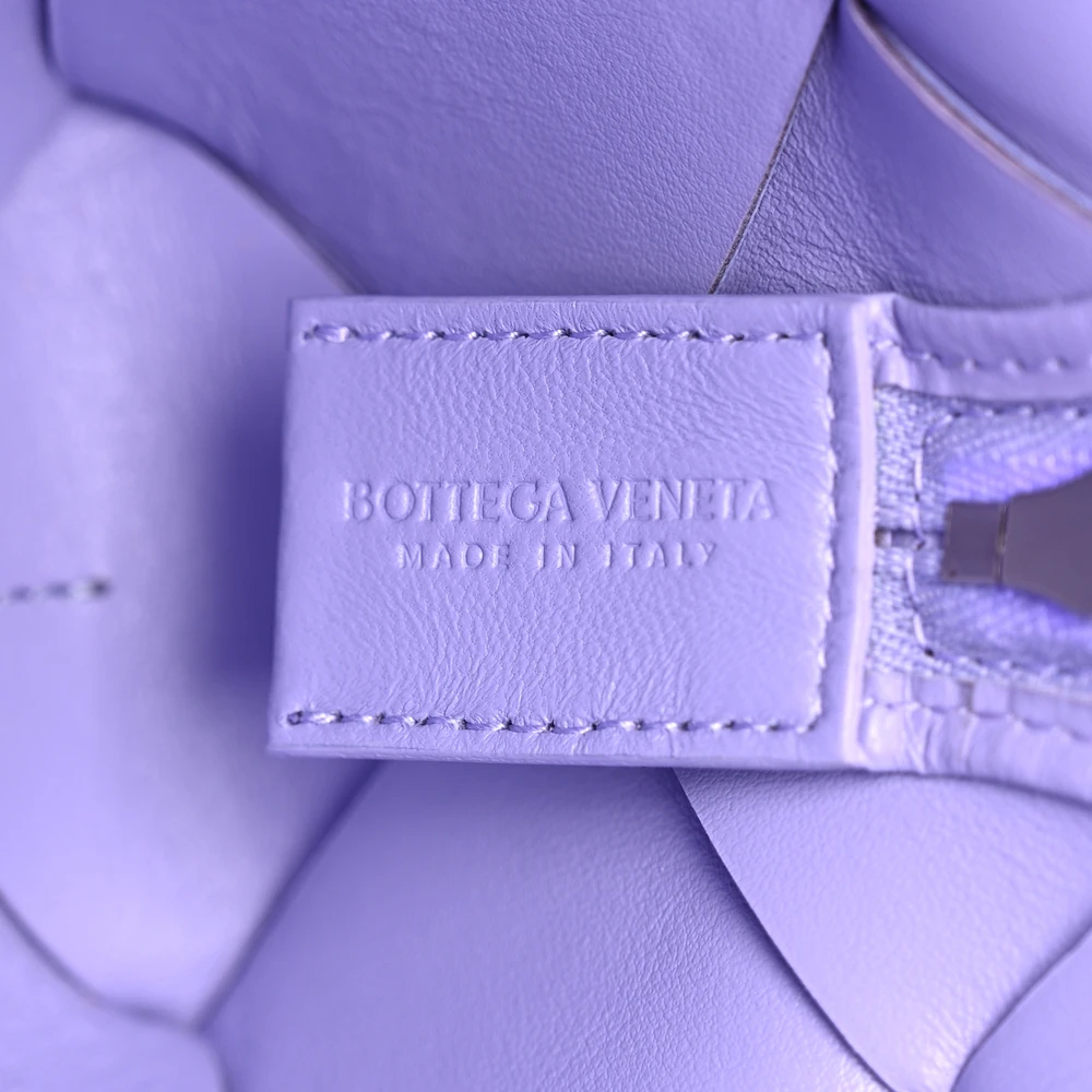 Bottega Veneta Maxi Intrecciato Small Cassette Camera Bag Wisteria Lambskin Leather - 图片 2