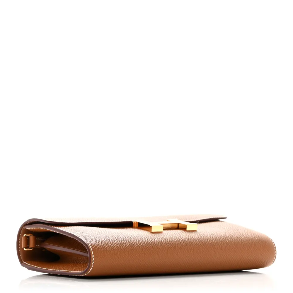 Hermès Constance Long Wallet To Go Brown Epsom Leather Gold Hardware - 图片 6