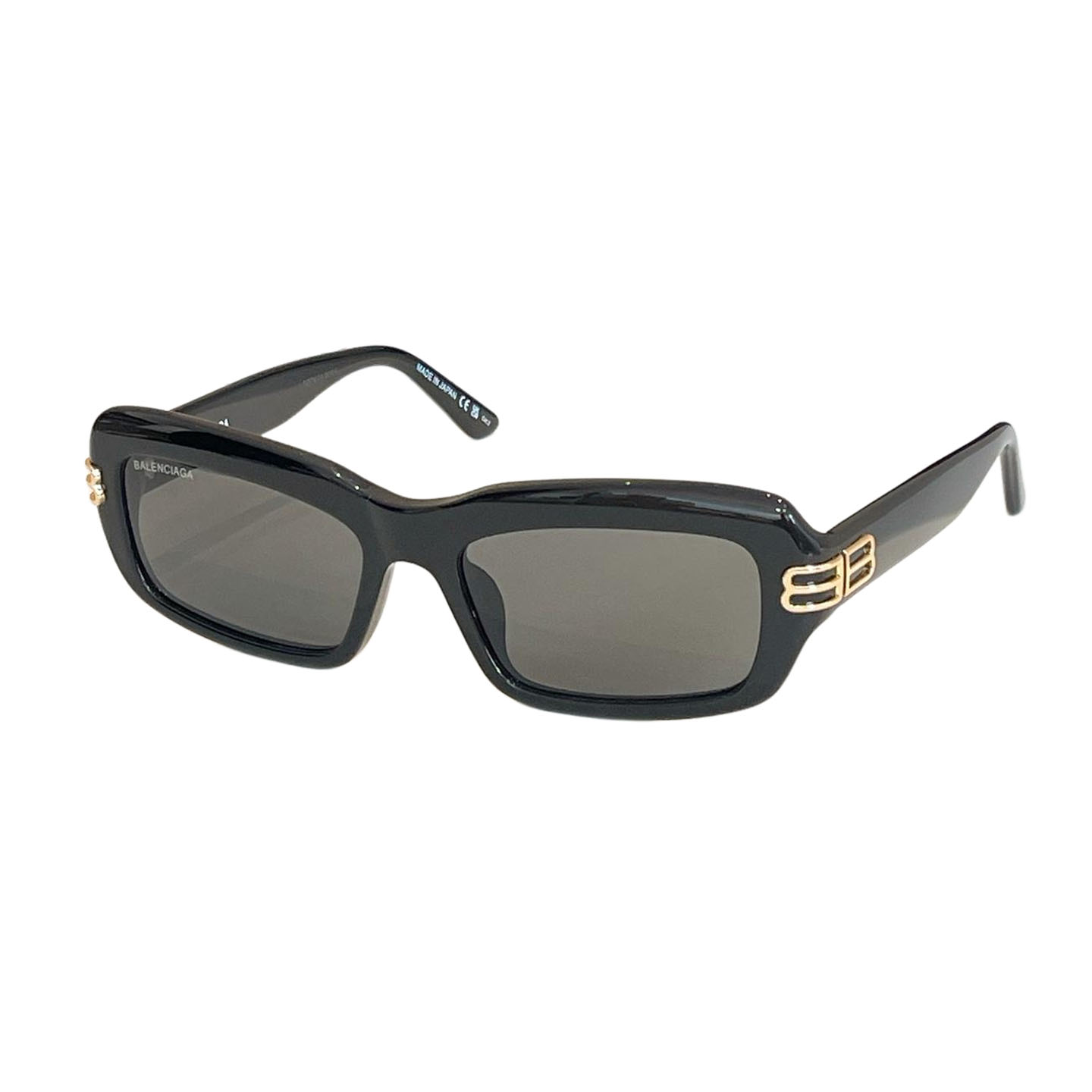 Balenciaga square frame glasses black gold/tawny/leopard/milky white/brown tawny/black/leopard brown/black white color Size 57口18-140 - 图片 6