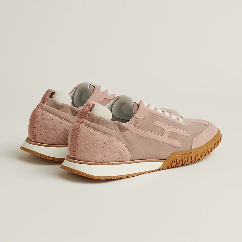 HERMES Jet Sneakers Pink Sports Shoes - 图片 4