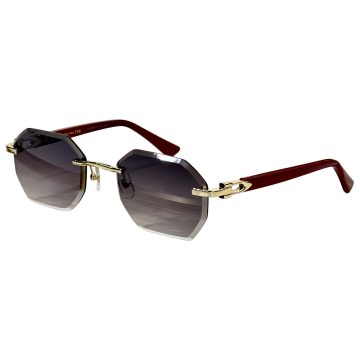 Cartier square frame glasses gold red/silver red/green/red color Size 57-21-145