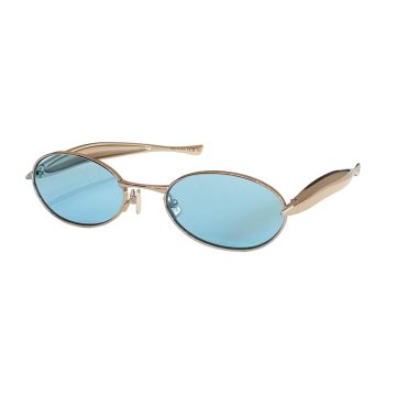 Bottega Veneta Oval glasses blue/coral/rust/green/brown/black gold/eggplant color Size 54口18-145
