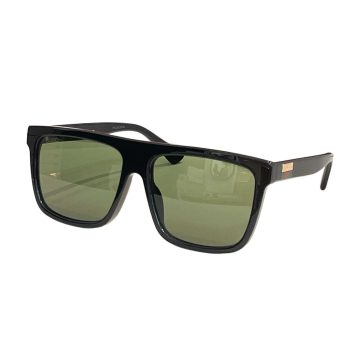 Gucci square frame glasses green/black/brown/leopard/grey color Size 59口17-145