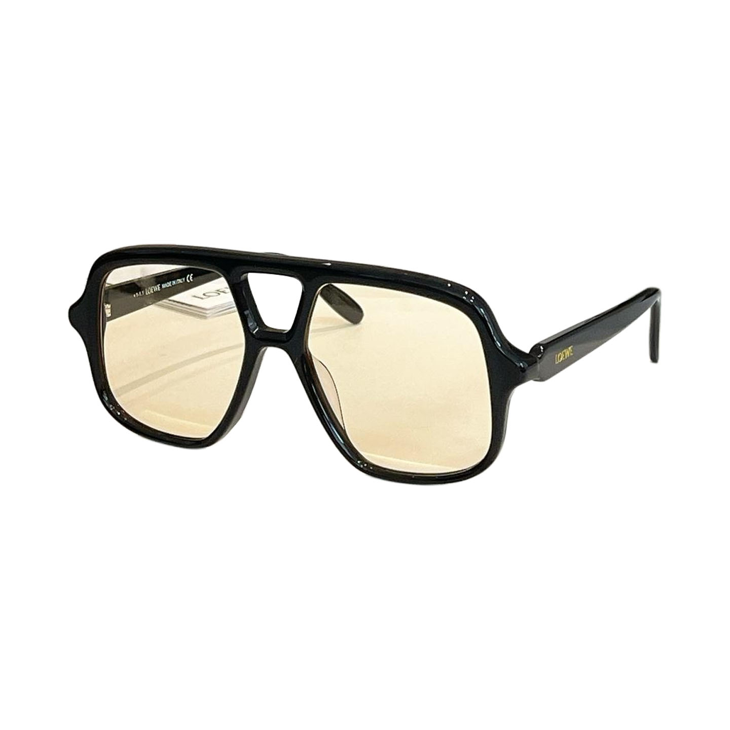 Loewe Pilot glasses leopard brown/leopard green/leopard rust/black/tawny/black sepia/black yellow color Size 47口23-145 - 图片 7