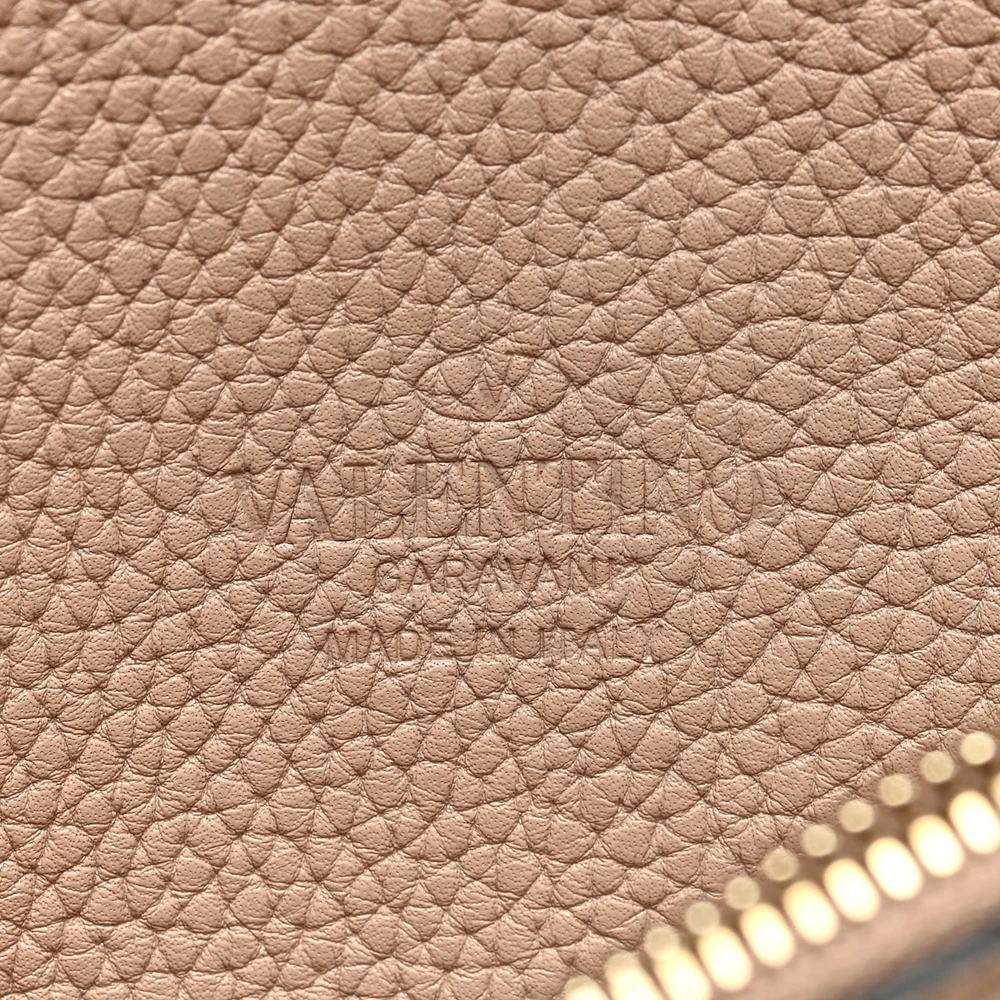 Valentino Garavani Medium Rockstud Flip Lock Shoulder Bag Poudre Pebbled Calfskin Leather - 图片 8