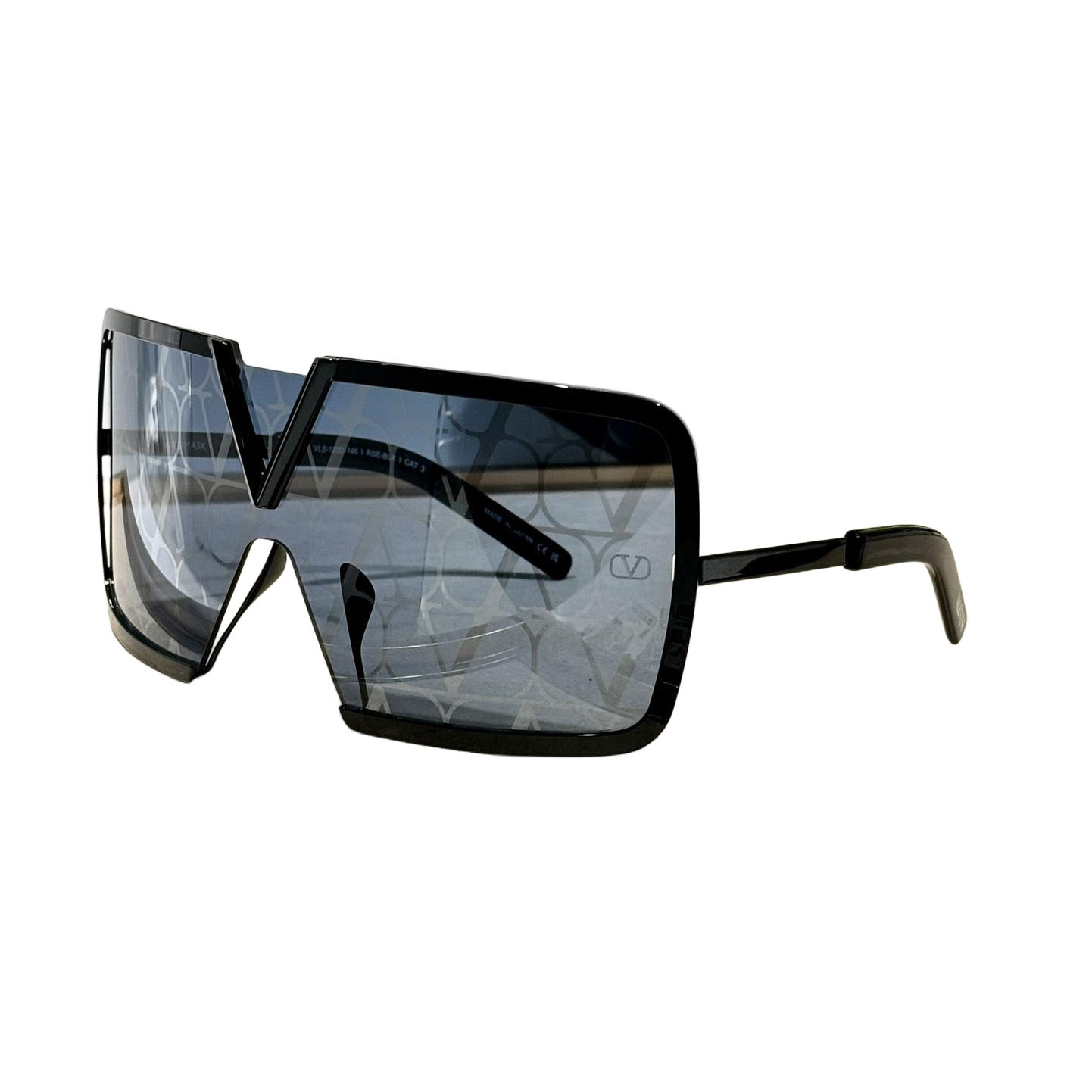 Valentino Mask glasses black gold/black silver/black/yellow gold color Size 146-0-118 - 图片 3