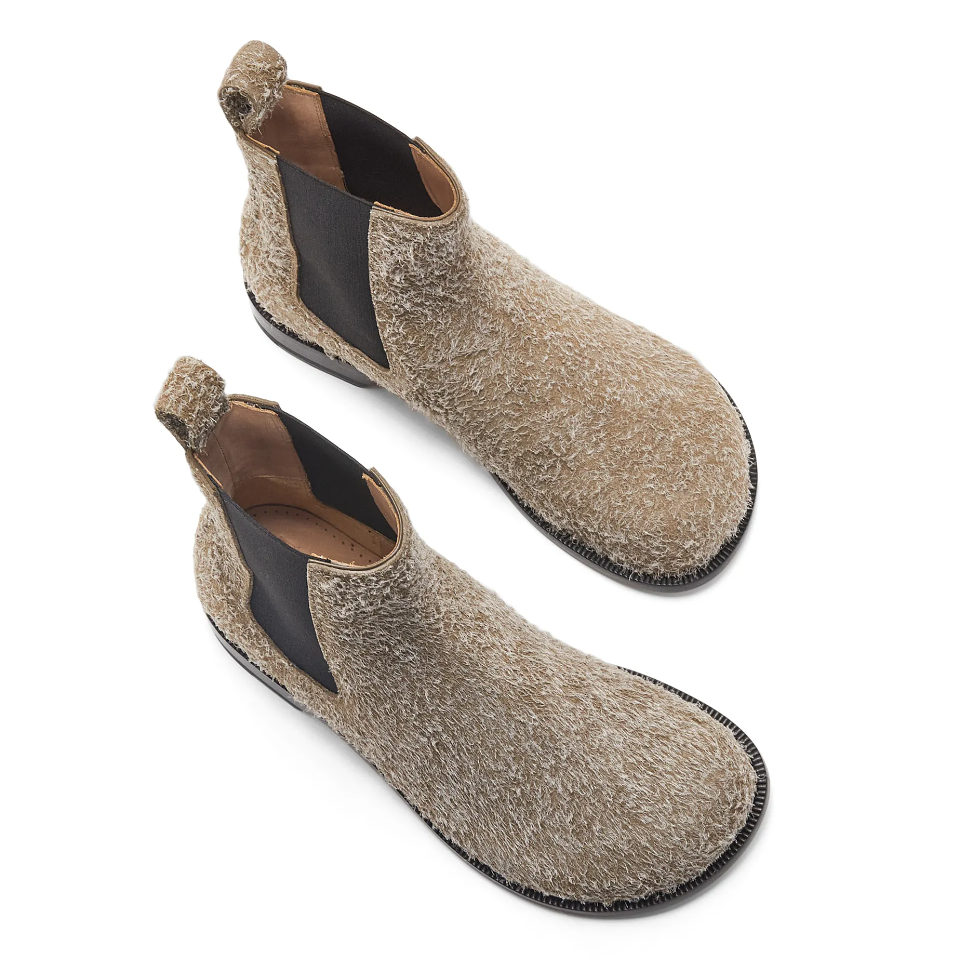 LOEWE Matte suede Campo Chelsea boots - 图片 2