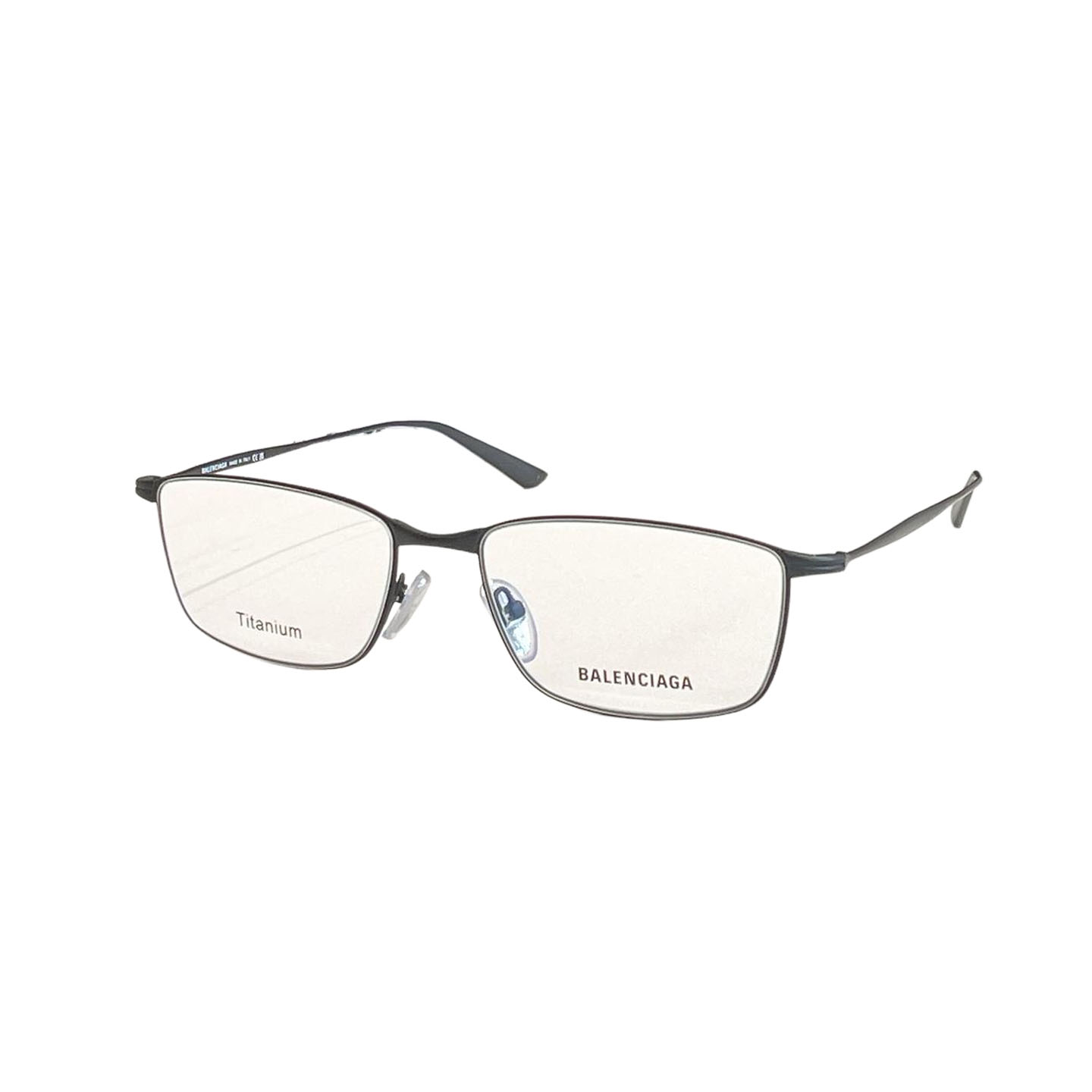 Balenciaga square frame glasses rose gold/gold/silver/transparent black/green gold/tawny gold/black/black silver color transparent lens Size 64口14-145 - 图片 5