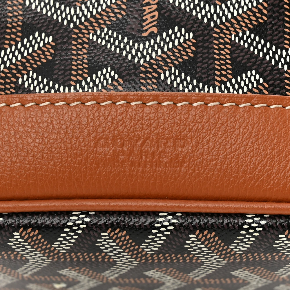 Goyard Petit Flot Bucket Bag PM Black/Gold Goyardine Canvas - 图片 2