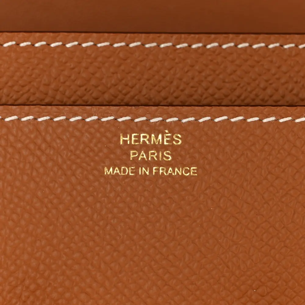 Hermès Constance Long Wallet To Go Brown Epsom Leather Gold Hardware - 图片 2