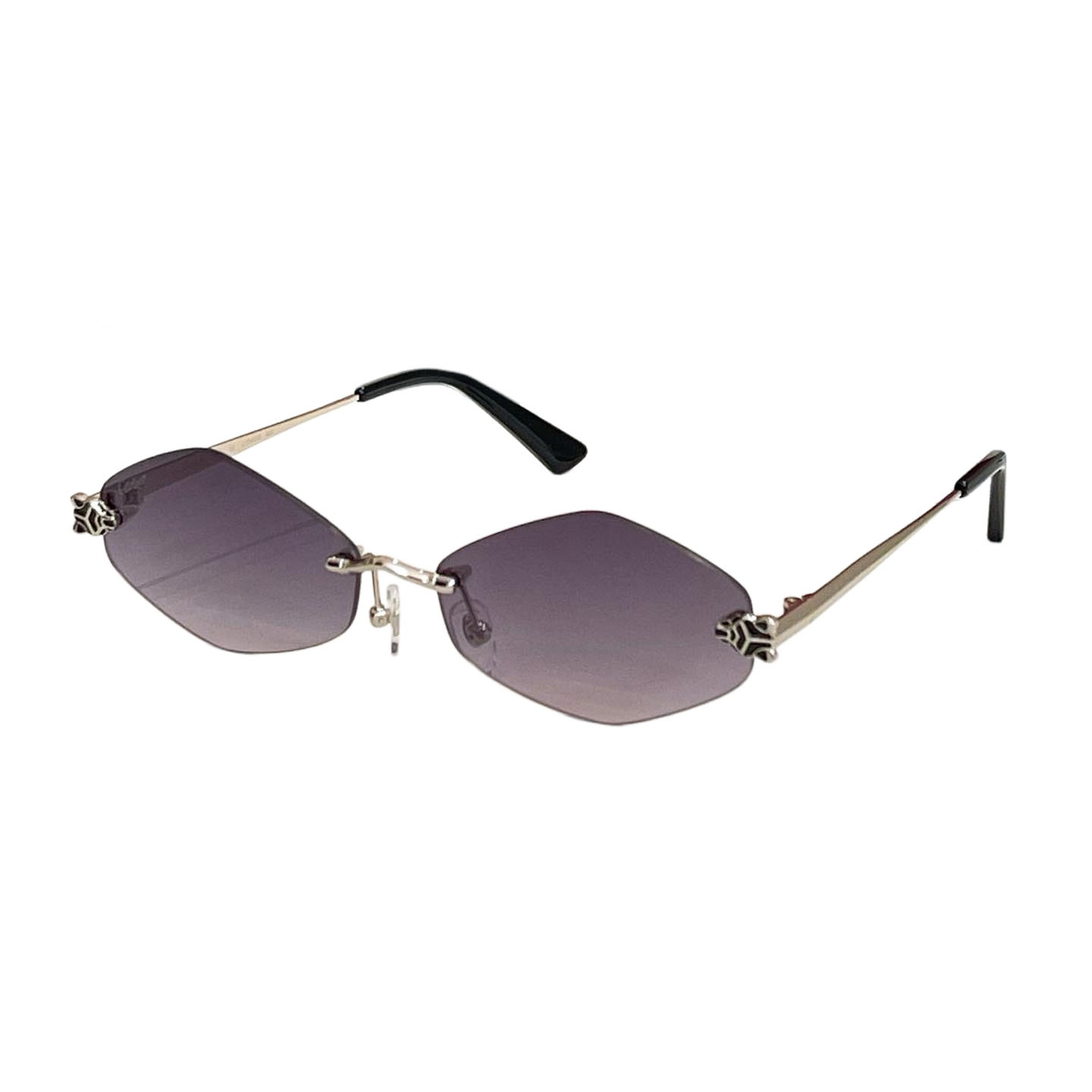 Cartier glasses blue/black gold/red/black silver/purple gold/brown/grey/purple silver/gradient blue color Size 48口21-145 - 图片 8