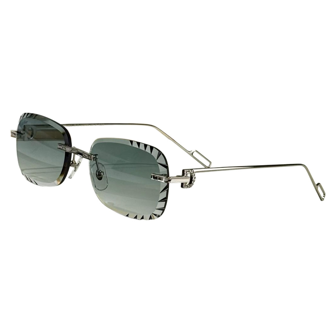 Cartier glasses black/grey/cedar/tawny/green color Size 59口18-145 - 图片 7