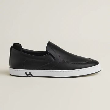 HERMES Kiddy Black Loafers
