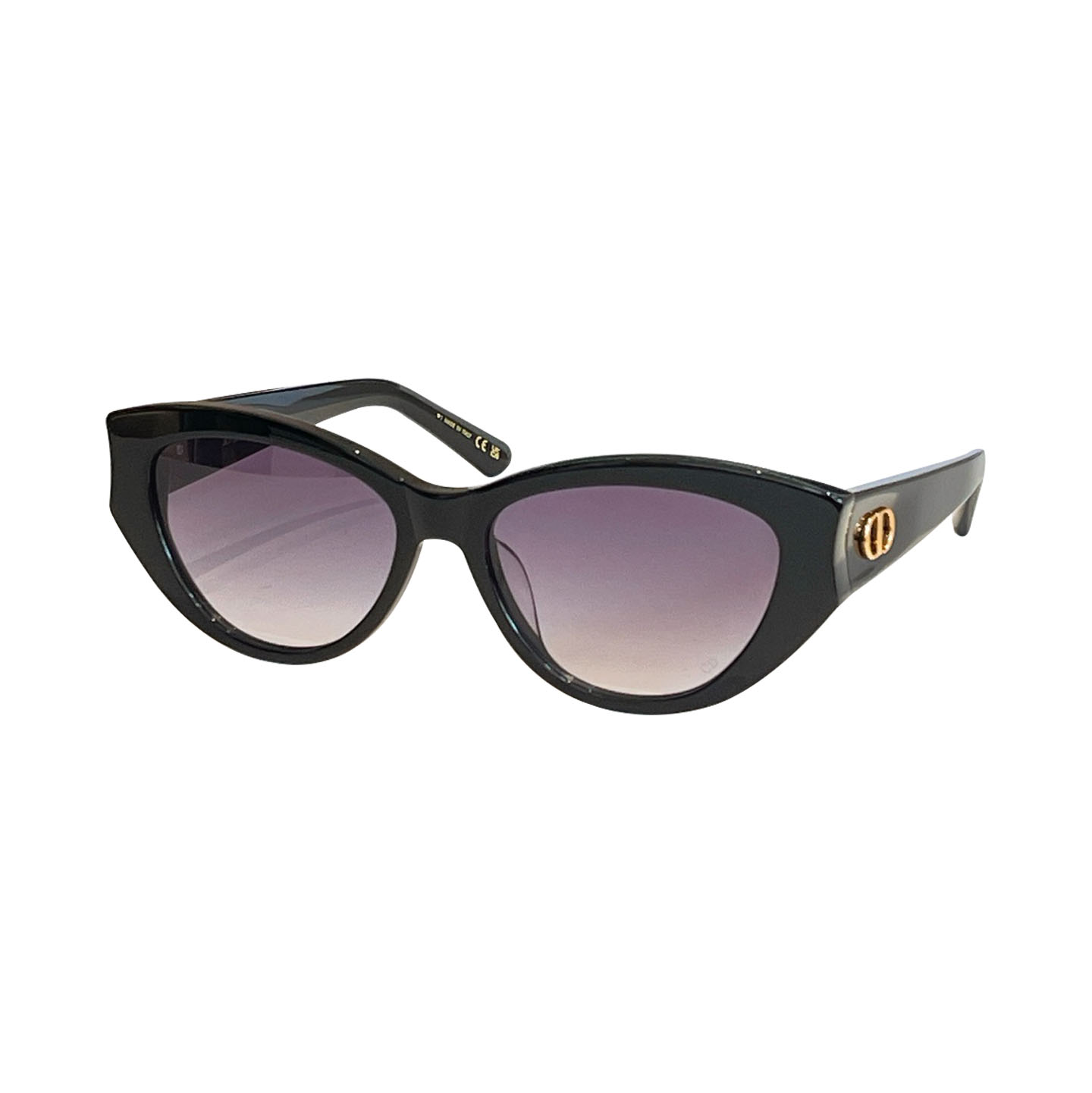 DIOR Cat Eye glasses red/white/black/purple black/blue orange/tawny/tawny black/leopard black color Size 53口21-145 - 图片 8