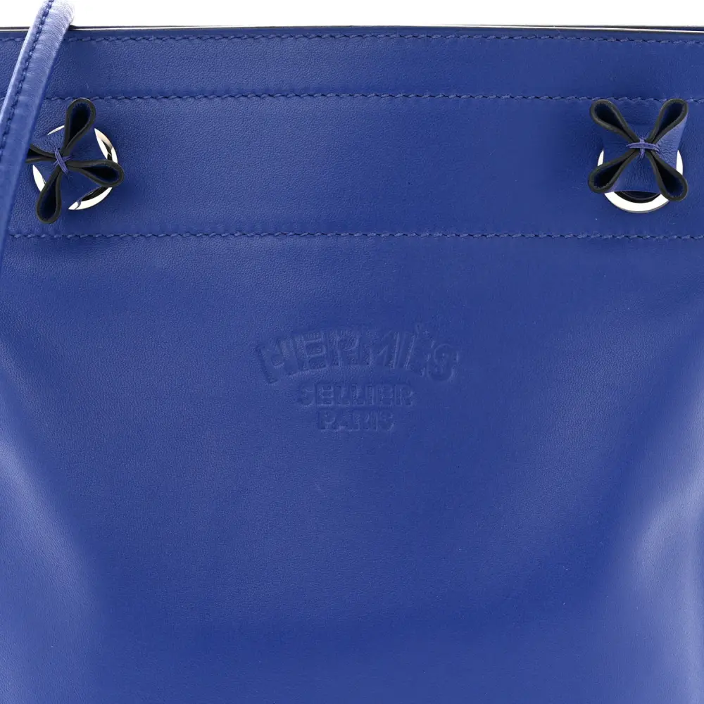 Hermès Mini Aline Bleu Électrique Milo Lambskin & Swift Leather - 图片 9