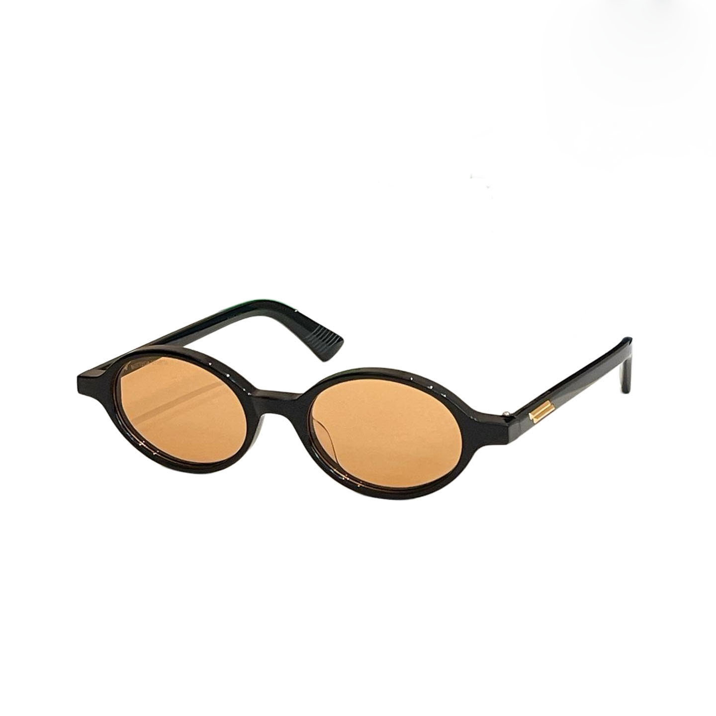 Bottega Veneta Oval glasses brown leopard/green leopard/black leopard/black/orange black/red/transparent black/transparent leopard/pink color Size 49口21-145 - 图片 5