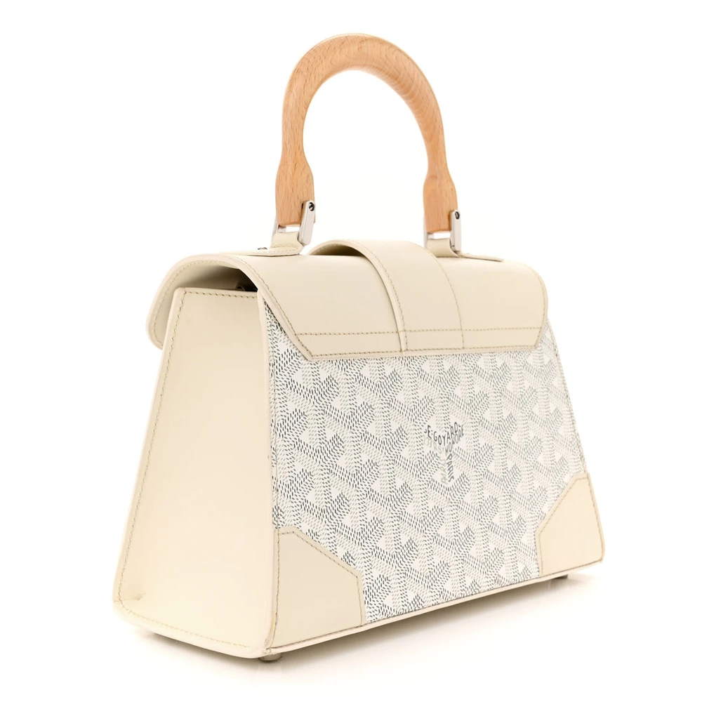 Goyard Mini Saigon Structured White Goyardine Canvas - 图片 3