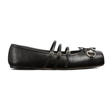 Gucci black Ballet Shoes Flat Shoes