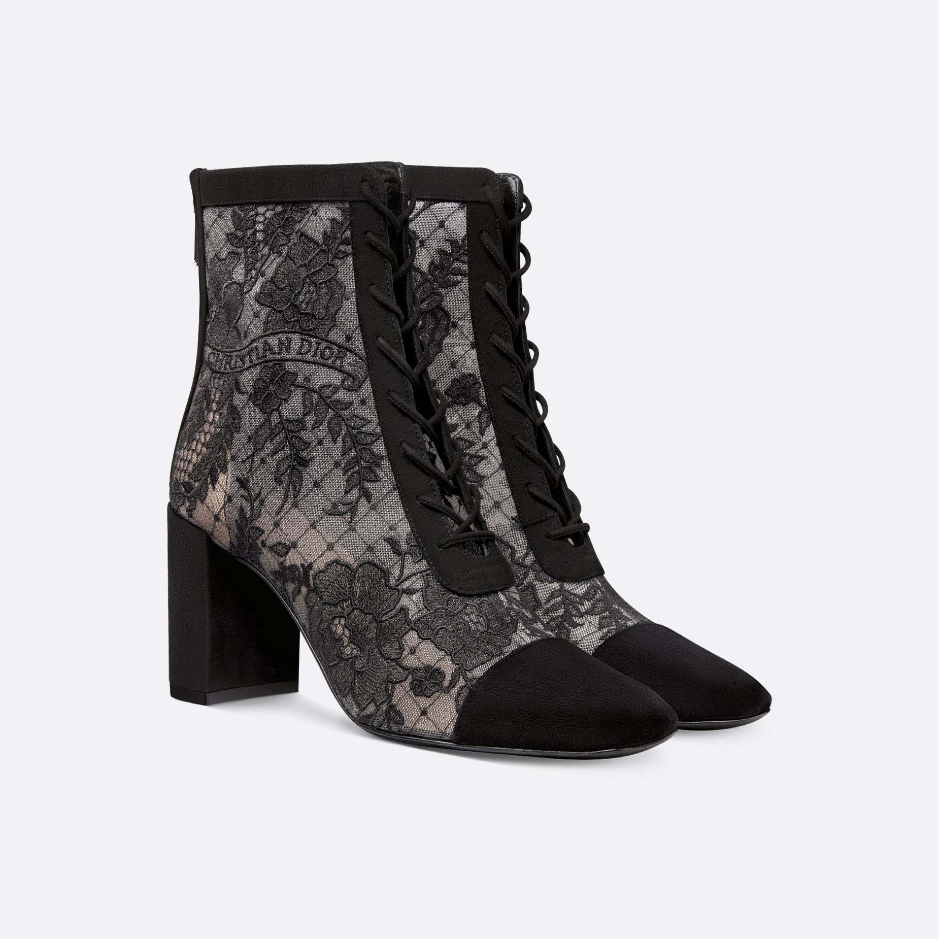 Dior ankle black boots with high heels - 图片 2