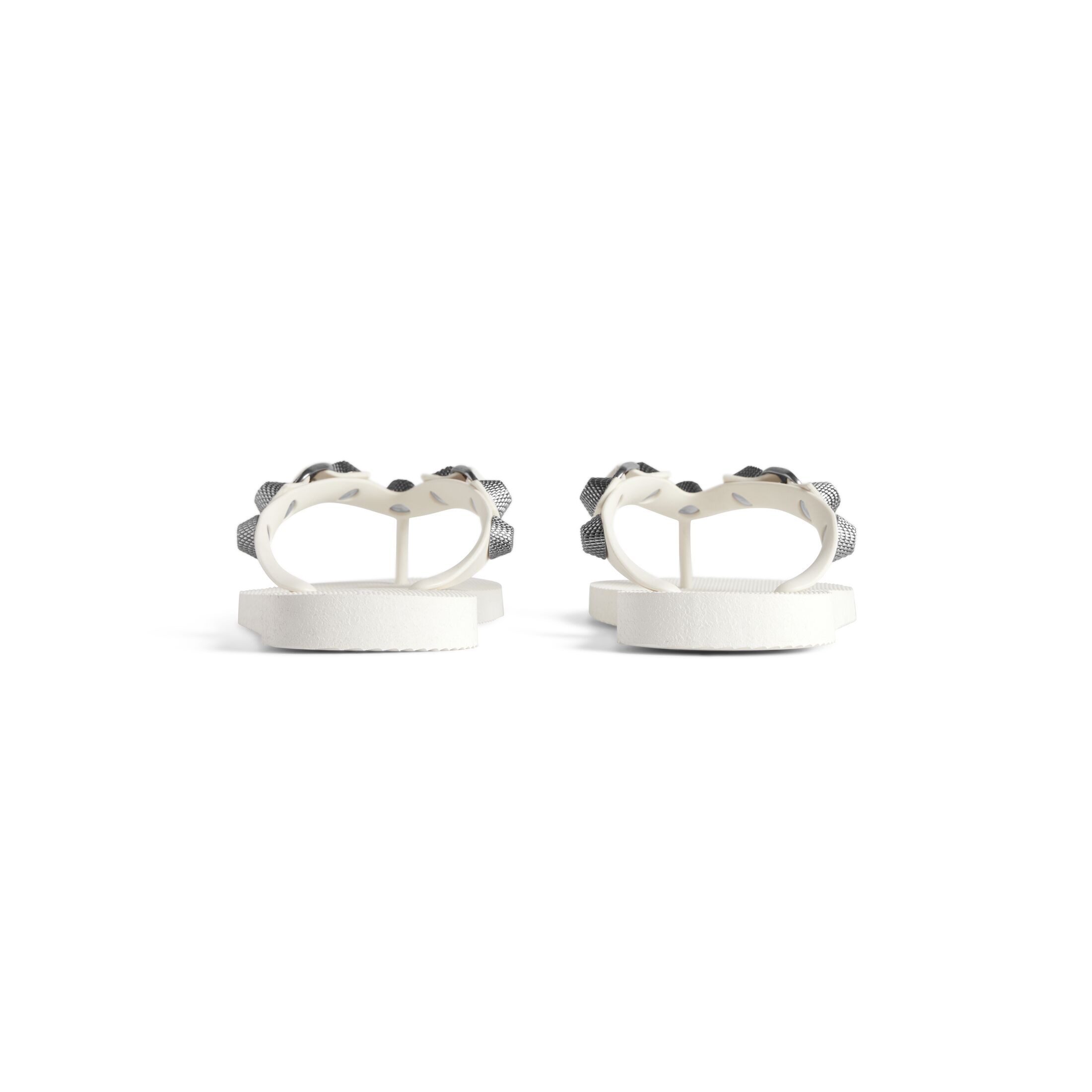 BALENCIAGA White flip-flops Slippers - 图片 4