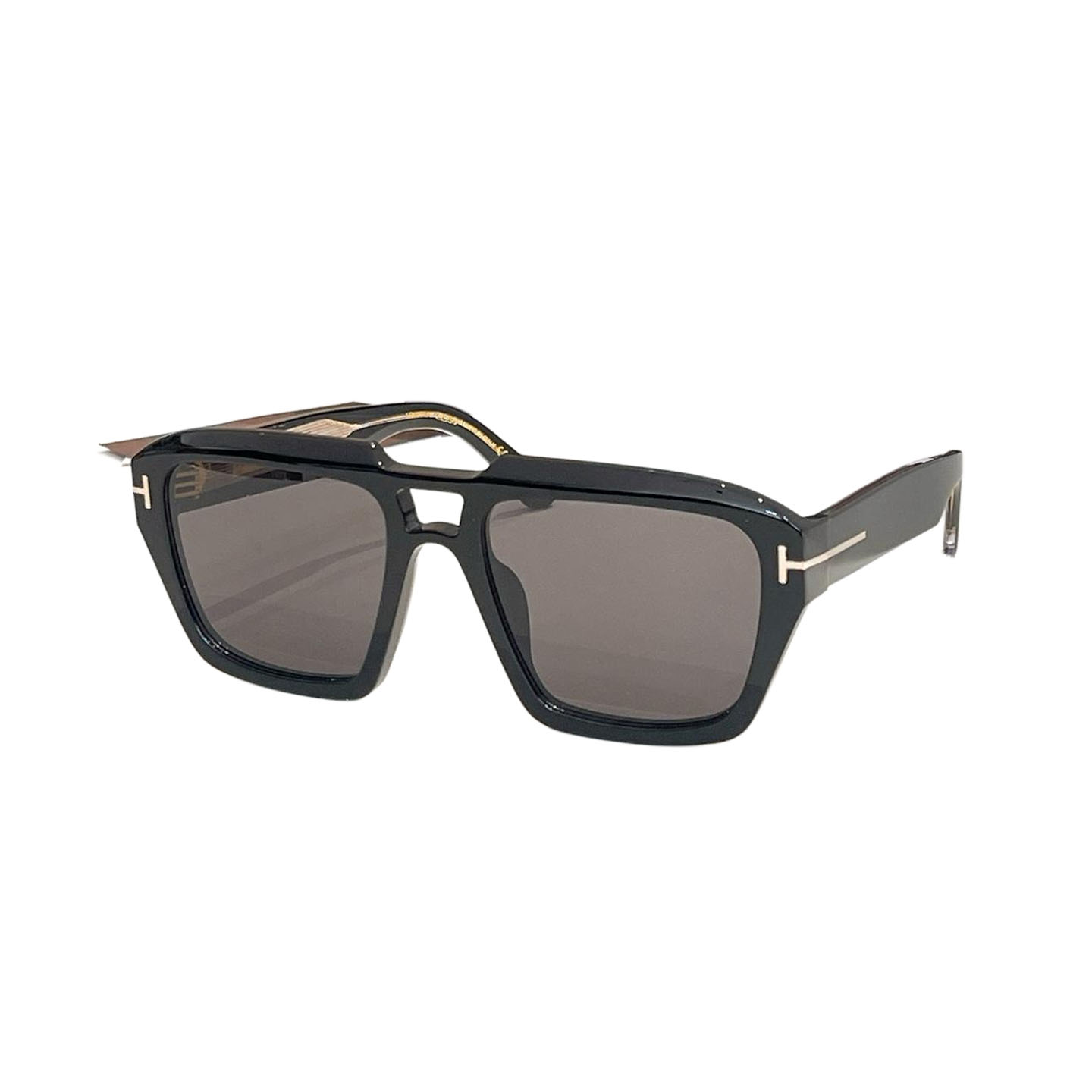 Tom Ford square frame glasses leopard apricot/leopard rust/yellow black/orange brown/tawny black/black/leopard blue/black brown color Size 56口19-140 - 图片 6