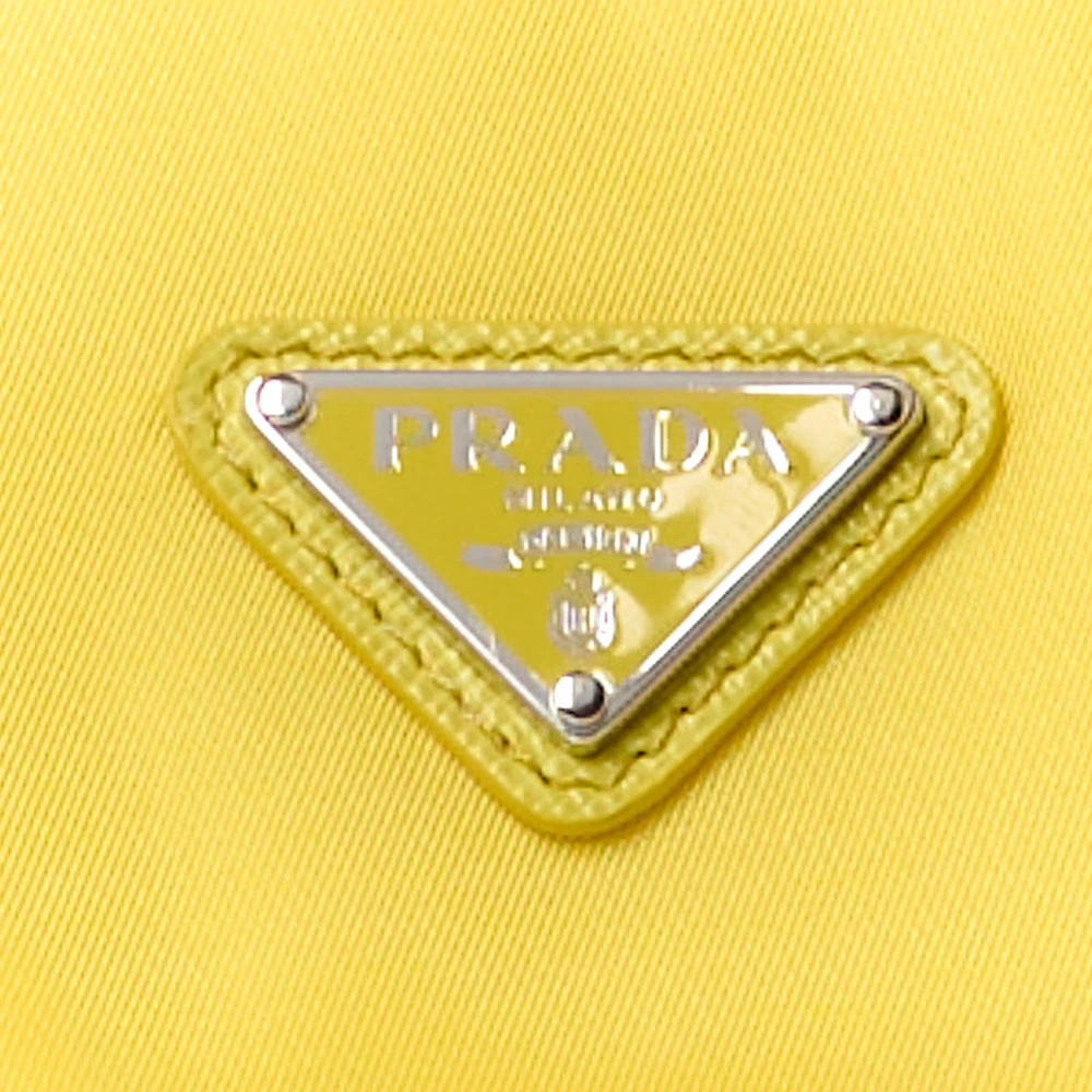 Prada Mini Re-Edition 2000 Bag Ananas Tessuto Nylon & Saffiano Leather Silver Hardware - 图片 9
