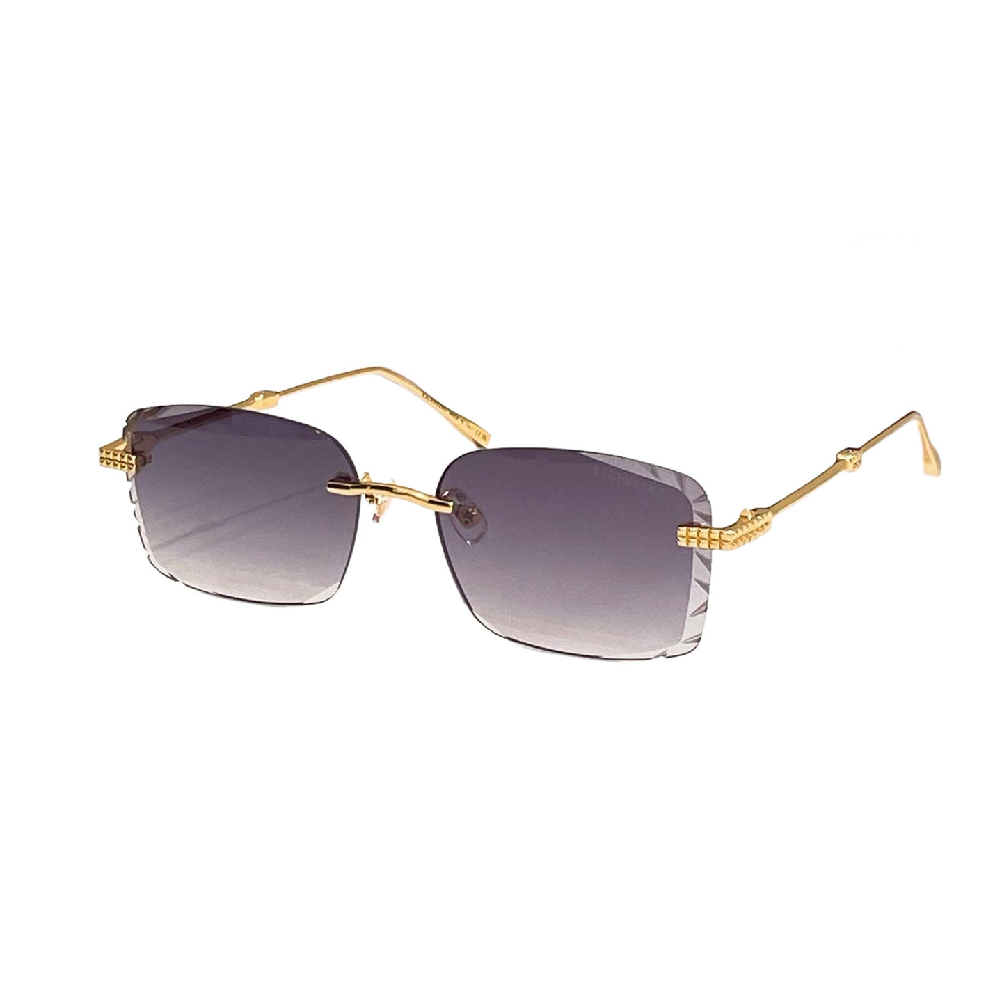 Valentino square frame glasses orange/purple/eggplant/blue/brown/black/gun black color Size 60口18-145 - 图片 3