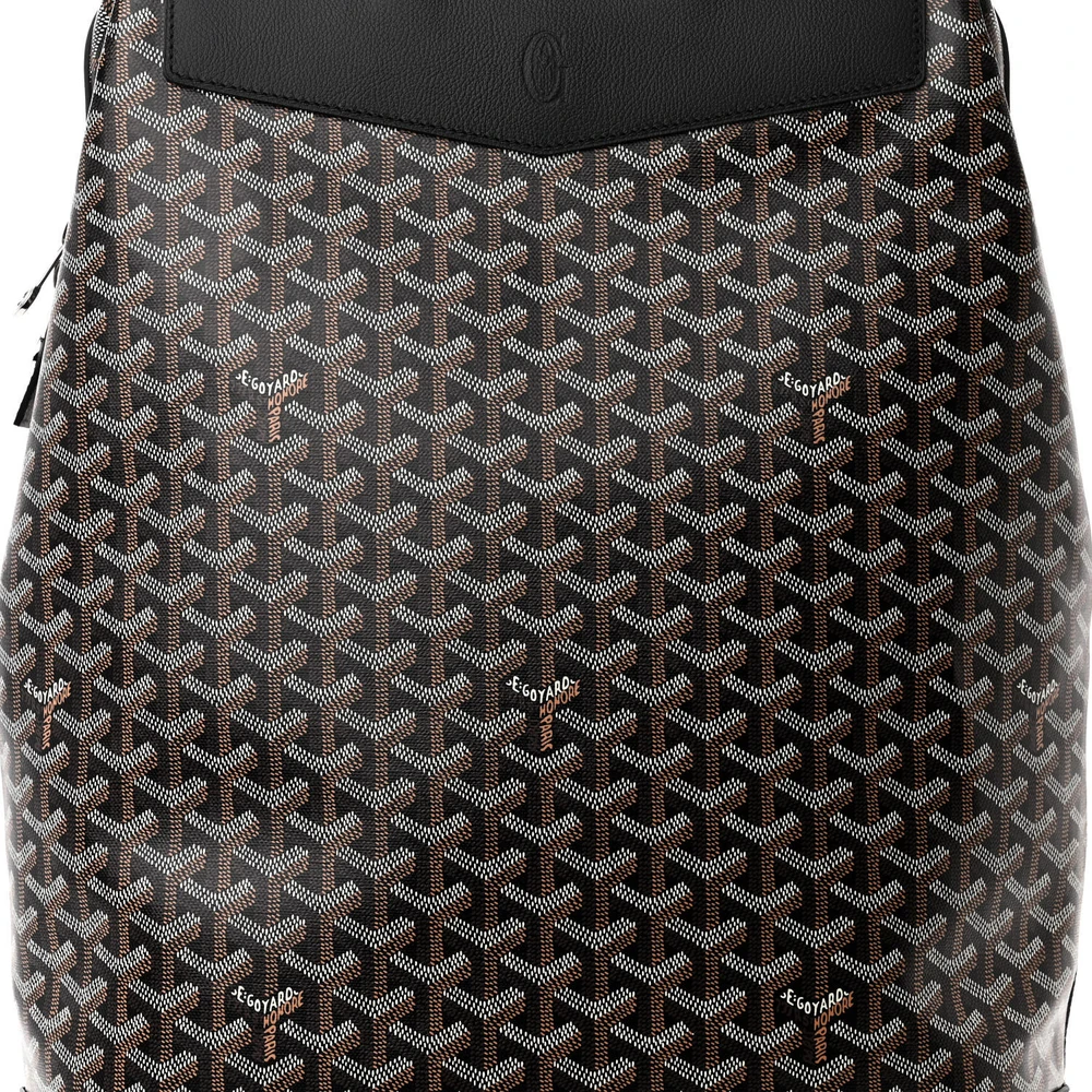 Goyard Cisalpin Backpack MM Black Goyardine Canvas & Calfskin Leather - 图片 8