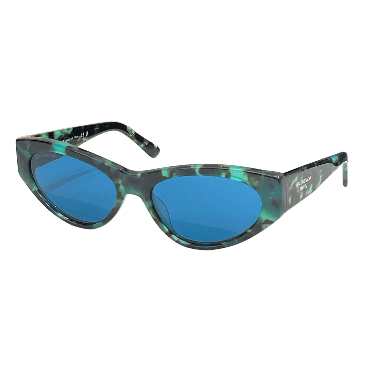 Balenciaga Cat Eye glasses black/white/green leopard/brown black/burgundy/leopard brown color Size 57口19-145 - 图片 4