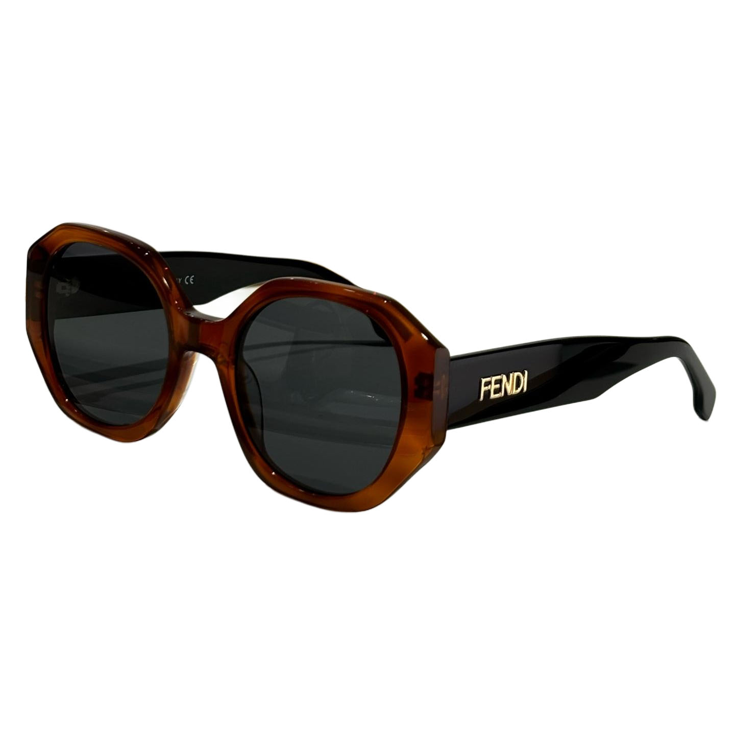 Fendi glasses black/black brown/brown/brown monogram color Size 52-23-142 - 图片 5