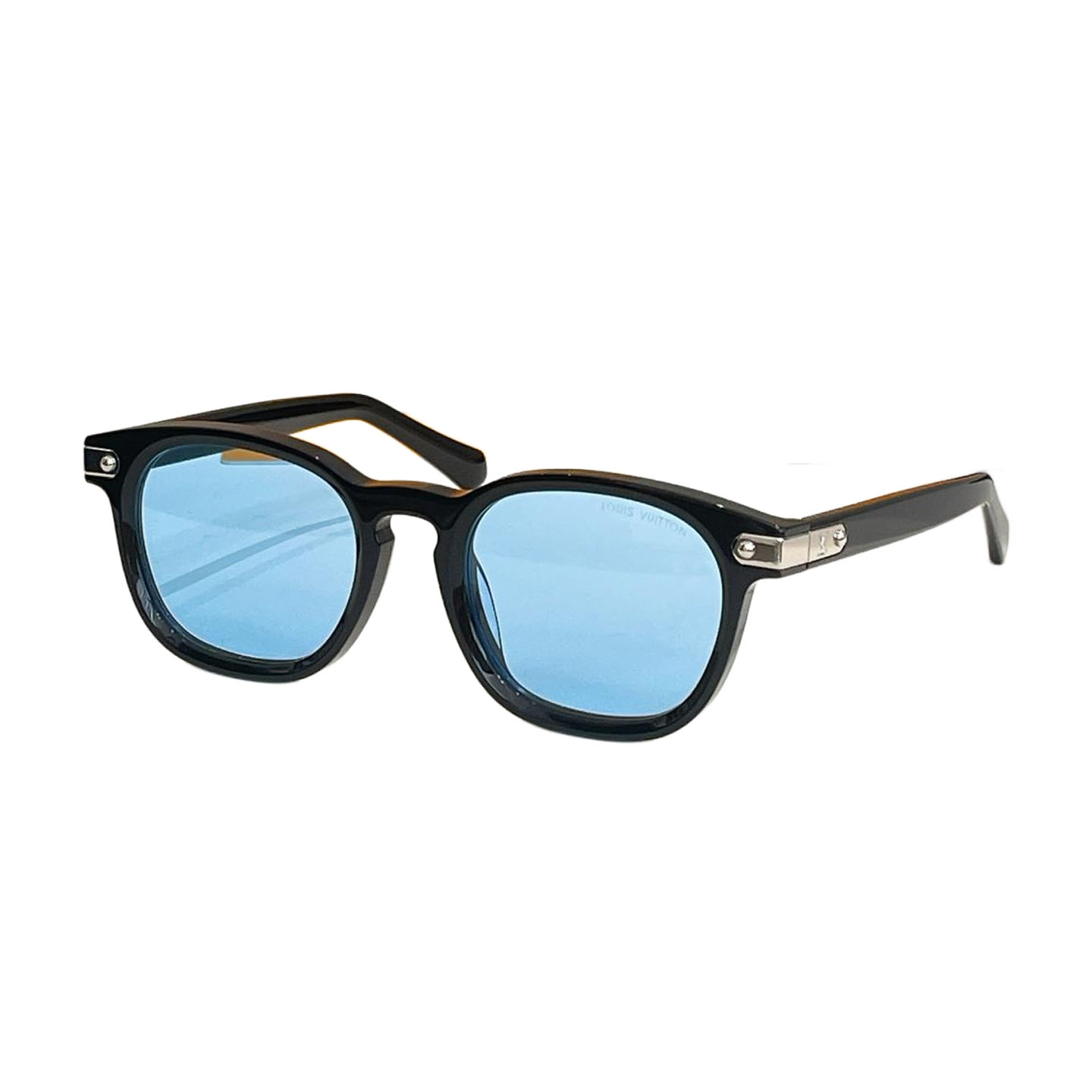 Louis Vuitton Wayfarer glasses orange blue/tawny/leopard/brown/blue/grey/sky blue/black/eggplant/black purple color Size 53口22-145 - 图片 5