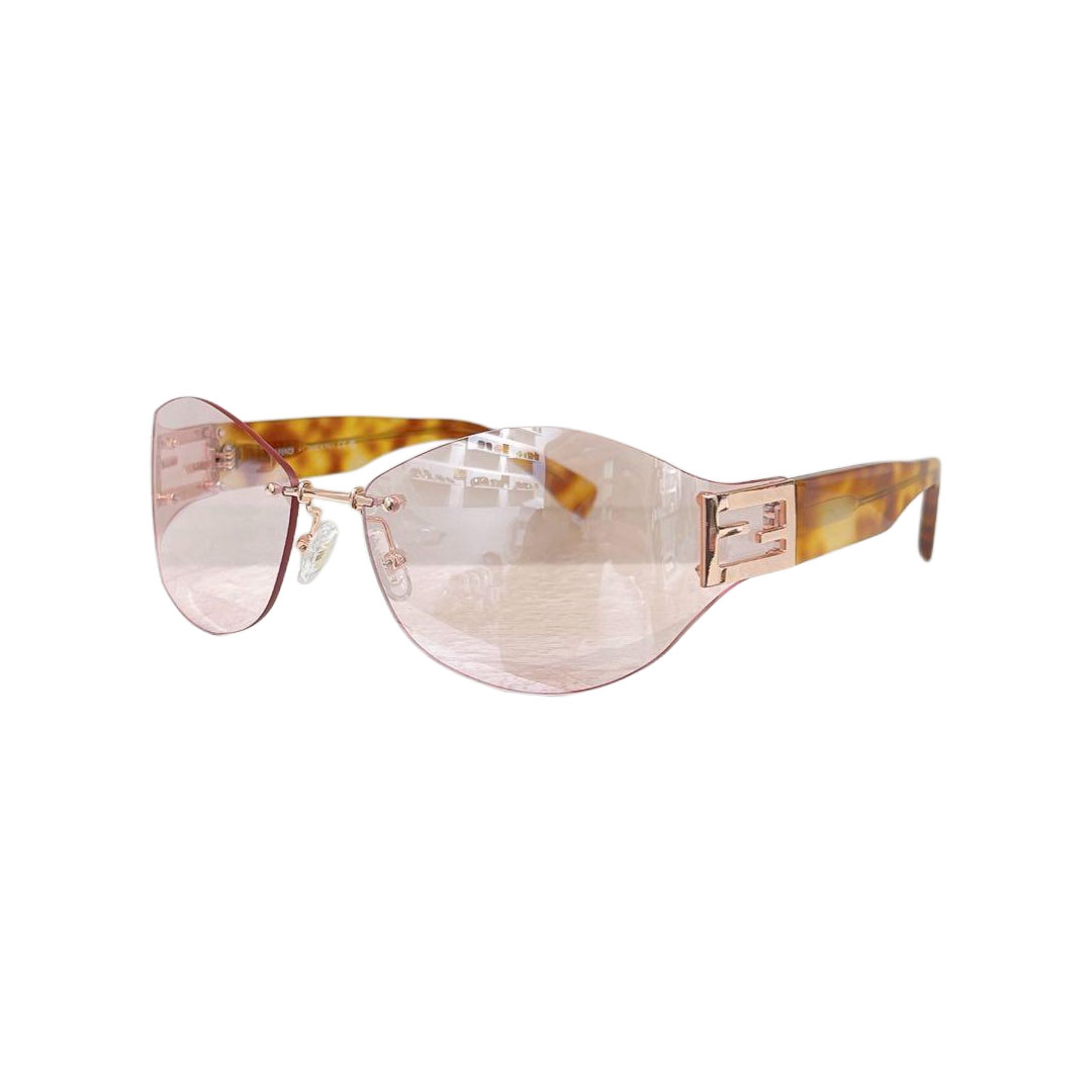 Fendi glasses black leopard/pink/silver/brown leopard/purple/grey color Size 58口18-140 - 图片 4