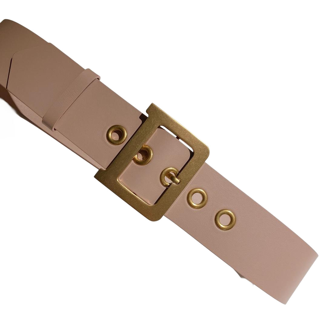 Dior Women' s Jumbo D Buckle Belt In Pink/Red Calfskin With Gold Hardware 50mm - 图片 2