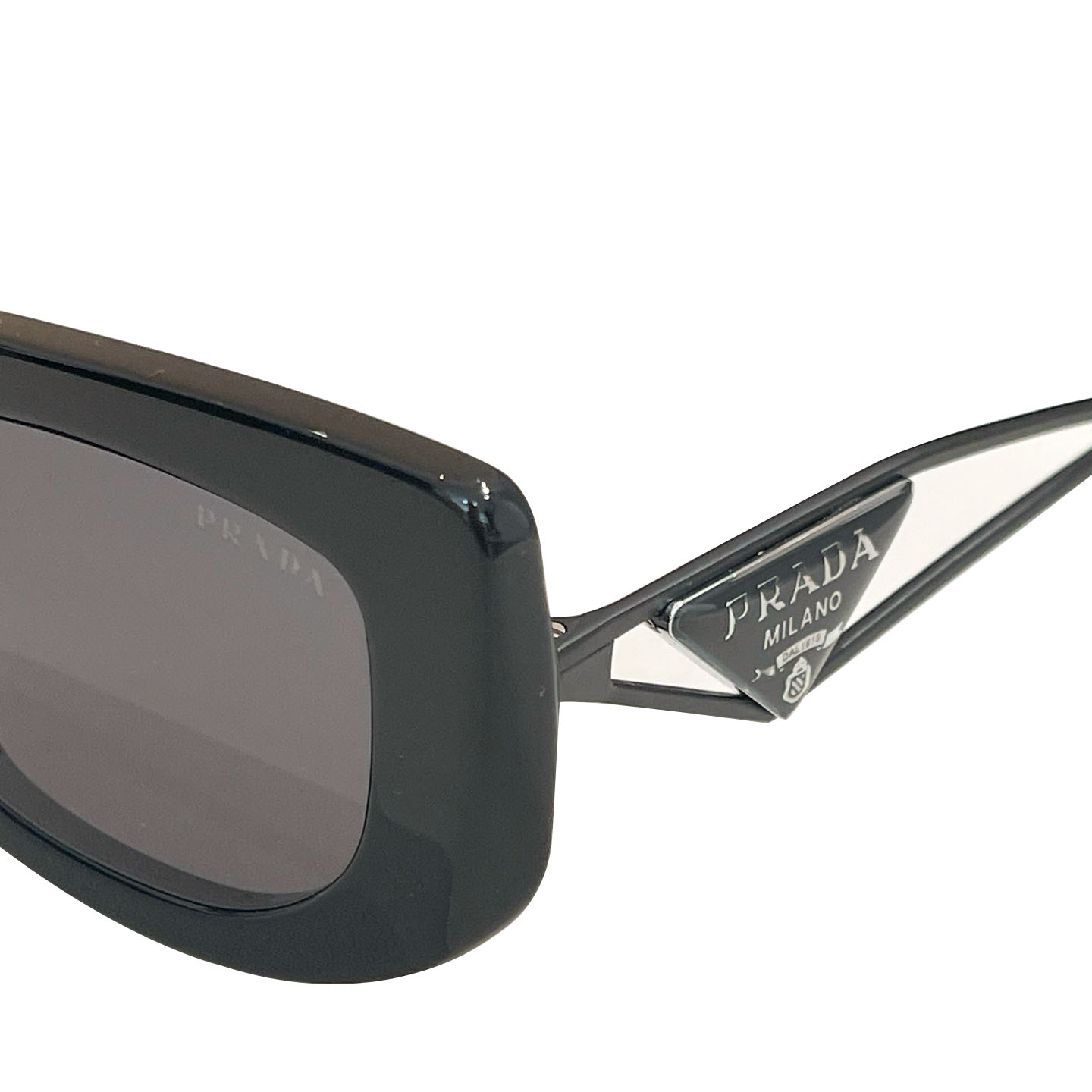 Prada Wrap glasses black/tawny/red/white/black pink/silver color Size 53口19-140 - 图片 2