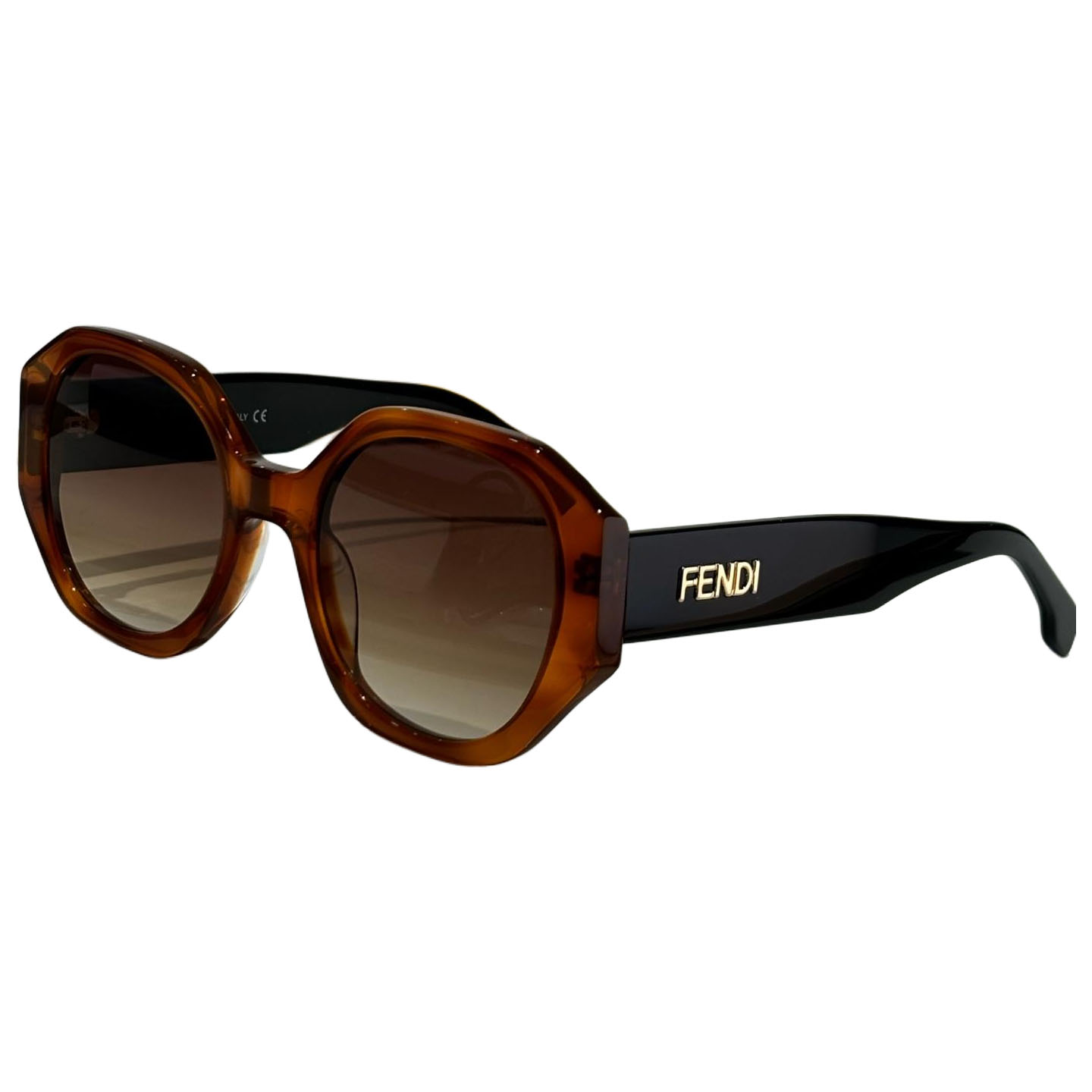 Fendi glasses black/black brown/brown/brown monogram color Size 52-23-142 - 图片 6
