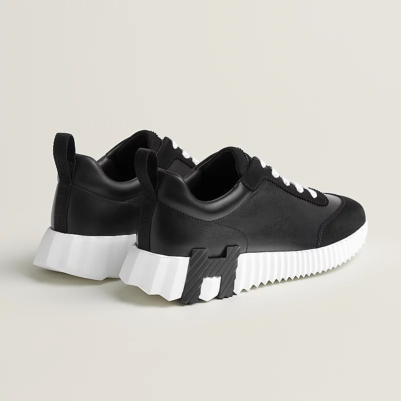 HERMES Black Sneakers Bouncing Sports Shoes - 图片 2