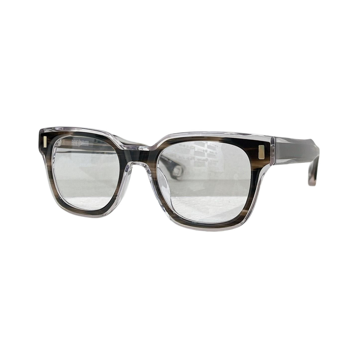 Saint Laurent square frame glasses black/brown/blue/grey/olive color transparent lens Size 51口22-145 - 图片 2