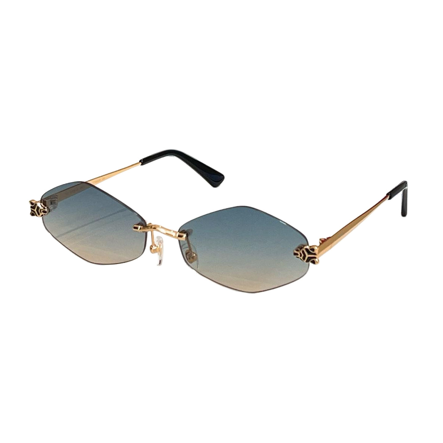 Cartier glasses blue/black gold/red/black silver/purple gold/brown/grey/purple silver/gradient blue color Size 48口21-145 - 图片 9