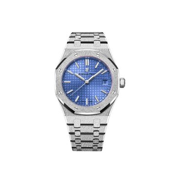 AUDEMARS PIGUET-ROYAL OAK-15410BC.GG.1224BC.01-Frosty Gold Blue Dial-41MM