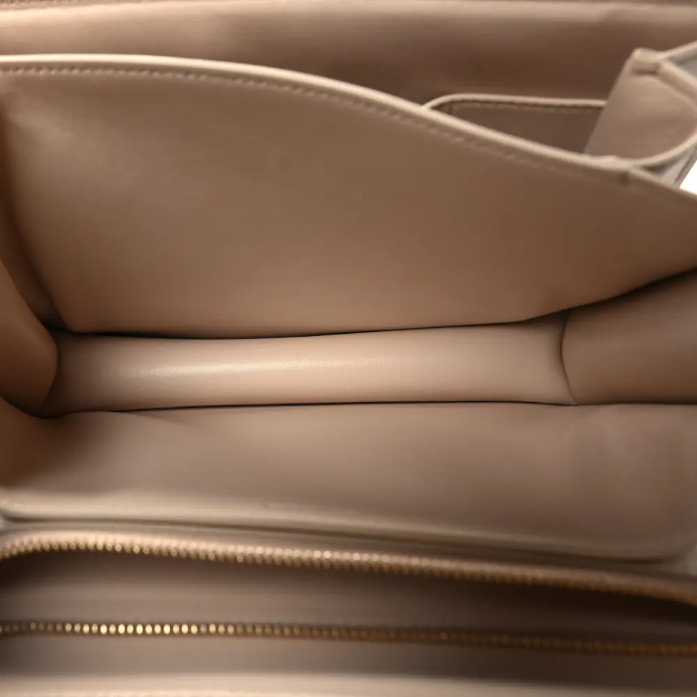 Celine Medium Classic Box Flap Bag Powder Liege Calfskin Leather Gold Hardware - 图片 7