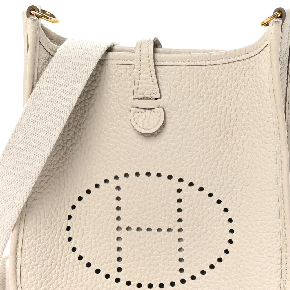 Hermès Amazone Evelyne TPM Béton Taurillon Clemence Leather Palladium Hardware - 图片 9